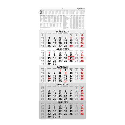 5-maandenkalender 2025