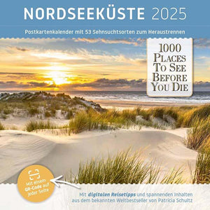 Ansichtkaartkalender Noordzeekust 2025