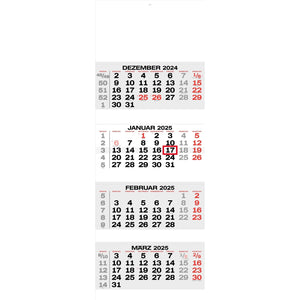 4-maandskalender "Malaga" Duits grijs 2025