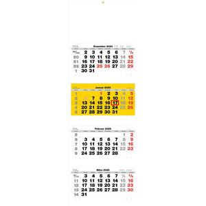 4-maandskalender "Murcia" Duits geel 2025