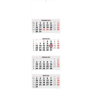 4-maandskalender "Bilbao" Duits grijs 2025