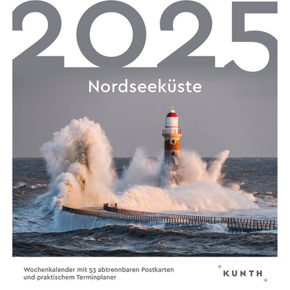 Ansichtkaartenkalender Noordzeekust 2025