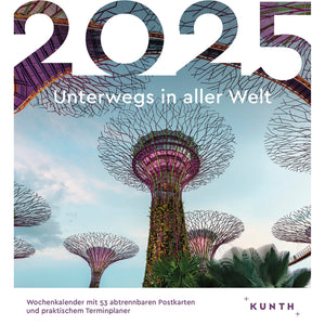 Ansichtkaartkalender Reizen over de hele wereld 2025