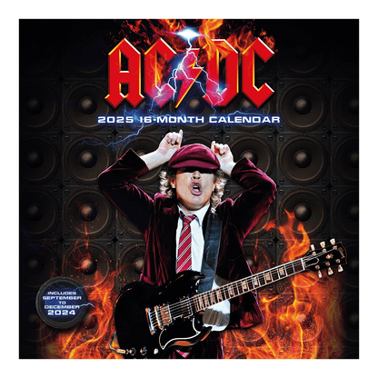 AC/DC kalender 2025 - 30 x 60 cm