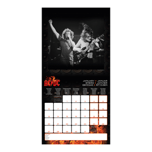 AC/DC kalender 2025 - 30 x 60 cm