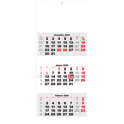 3-Monatskalender 2025 - 3 Block L