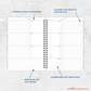 Compacte kalender voor 2025