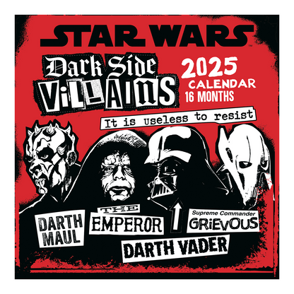 STAR WARS (VILLAINS) kalender 2025 - 30 x 60 cm