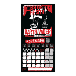 STAR WARS (VILLAINS) kalender 2025 - 30 x 60 cm