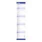 Notitiekalender XL BLAUW 2025