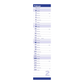 Notitiekalender XL BLAUW 2025