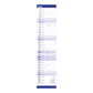 Notitiekalender XL BLAUW 2025