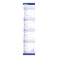 Notitiekalender XL BLAUW 2025