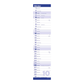 Notitiekalender XL BLAUW 2025