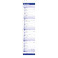 Notitiekalender XL BLAUW 2025