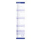 Notitiekalender XL BLAUW 2025