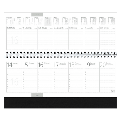 Tischquerkalender 2025 - 29,7 x 13,5 cm