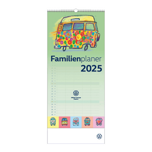 VW Familienkalender 2025 - Familienplaner 2025